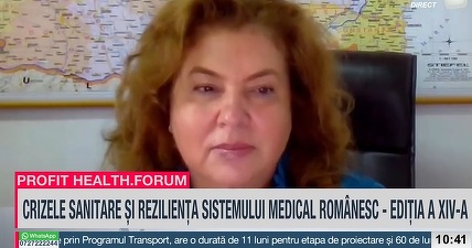 VIDEO Profit Health.forum Ediția a XIV-a - Prof. Dr. Carmen Orban, consilier al prim-ministrului: O nouă fabrică de medicamente va fi deschisă în România