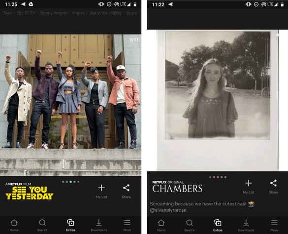 FOTO Netflix testează un flux de conținut multimedia inspirat de Instagram