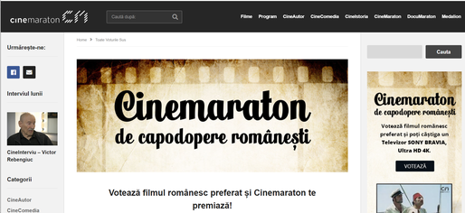 Cinemaraton vrea să afle care sunt cele mai iubite fime românești