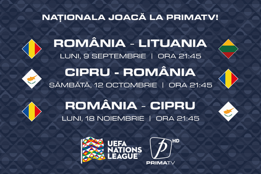 “Generația de Suflet” joacă turneul UEFA NATIONS LEAGUE la Prima TV