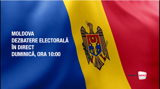 Maia Sandu și Alexandr Stoianoglo - față în față într-o dezbatere fără precedent, transmisă în direct duminică de la ora 10:00 pe Prima News