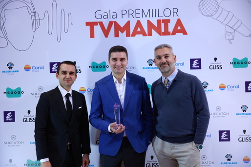 FOTO Prima Sport și Cinemaraton, premiate la Gala Premiilor TV Mania