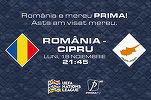 România - Cipru, ultimul meci al anului pentru Generația de Suflet, în exclusivitate la Prima TV