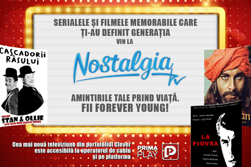 În decembrie, amintirile prind viață la Nostalgia TV