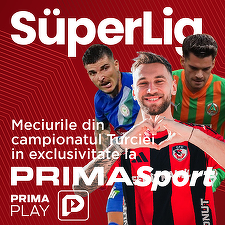 Super Lig, campionatul Turciei, se vede exclusiv în România pe Prima Sport și Prima Play