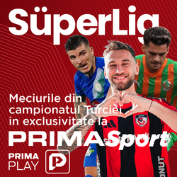 Super Lig, campionatul Turciei, se vede exclusiv în România pe Prima Sport și Prima Play