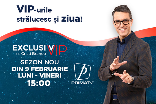 EXCLUSIV VIP revine cu un nou sezon și o nouă oră de difuzare