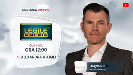 LEGILE AFACERILOR, Duminică, la ora 12:00, la PRIMA NEWS TV. Când avocatul devine parte din decizie: o discuție despre instinct, risc și strategie