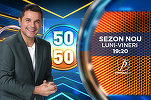 Un nou sezon al emisiunii concurs 50/50 începe cu ediții speciale dedicate meciului Turcia- România