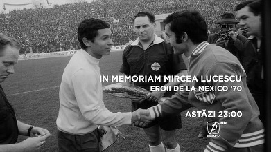 Mircea Lucescu, omagiat de Prima Sport și Prima TV: programe speciale și documentarul „Eroii de la Mexico ’70”