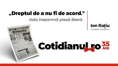 35 de ani de Cotidianul. Dreptul de a nu fi de acord