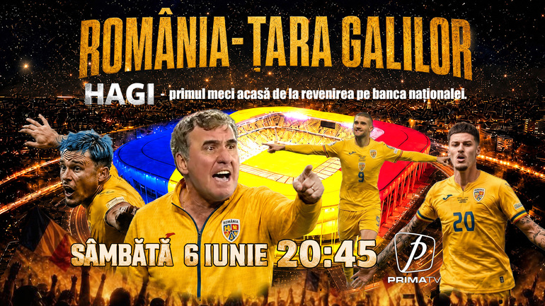 Gică Hagi pe marginea terenului în timpul meciului România Țara Galilor, conducând echipa națională de fotbal la stadionul Ghencea. | sursa foto: Profit