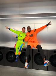 Usain Bolt a fost în România pentru a filma împreună cu o tânără româncă