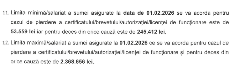DOCUMENT ROMATSA a lansat o nouă licitație pentru polița destinată asigurării controlorilor de trafic împotriva riscului de pierdere a brevetului. Buget de 80 milioane lei
