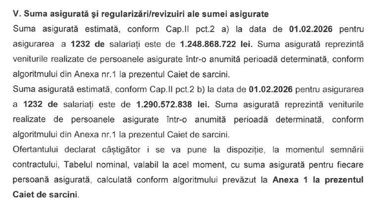 DOCUMENT ROMATSA a lansat o nouă licitație pentru polița destinată asigurării controlorilor de trafic împotriva riscului de pierdere a brevetului. Buget de 80 milioane lei