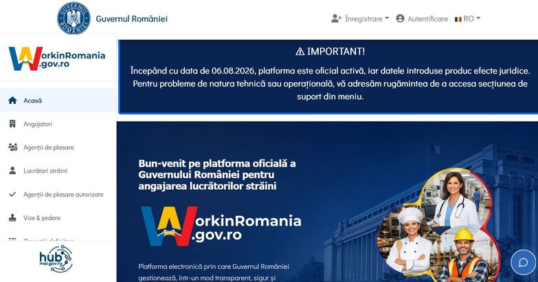 VIDEO Angajarea muncitorilor străini în România se poate face online, începând de azi: S-a lansat platforma workinromania.gov.ro