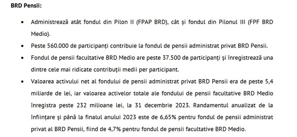 CONFIRMARE FOTO Banca Transilvania cumpără BRD Pensii