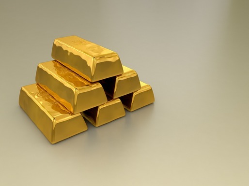 Cererea de aur a investitorilor și băncilor centrale a scăzut pe fondul creșterii dobânzilor