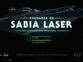 Google a creat un joc Star Wars în care telefonul este pe post de sabie laser