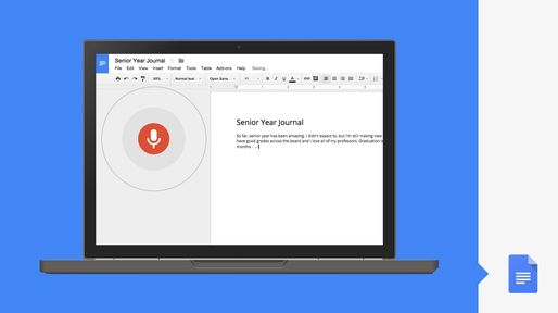 Google Docs permite editarea și formatarea documentelor cu ajutorul comenzilor vocale 