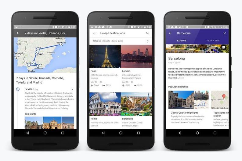 Google lansează Destinations, ghiduri de vacanță direct în paginile de căutare