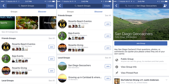 Facebook pregătește reorganizarea grupurilor de discuții, cu accent pe descoperirea grupurilor interesante