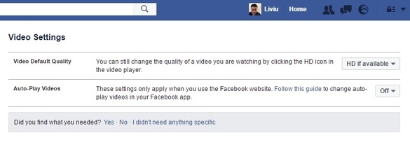 Cum configurezi Facebook să afișeze clipurile video în format HD