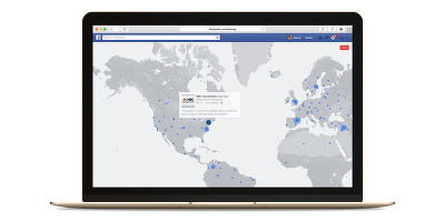 Facebook a lansat harta interactivă a transmisiunilor video directe