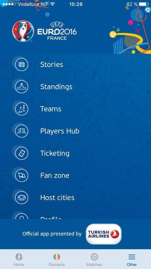 UEFA EURO 2016 Official App, o aplicație obligatorie pe durata Campionatului European de fotbal