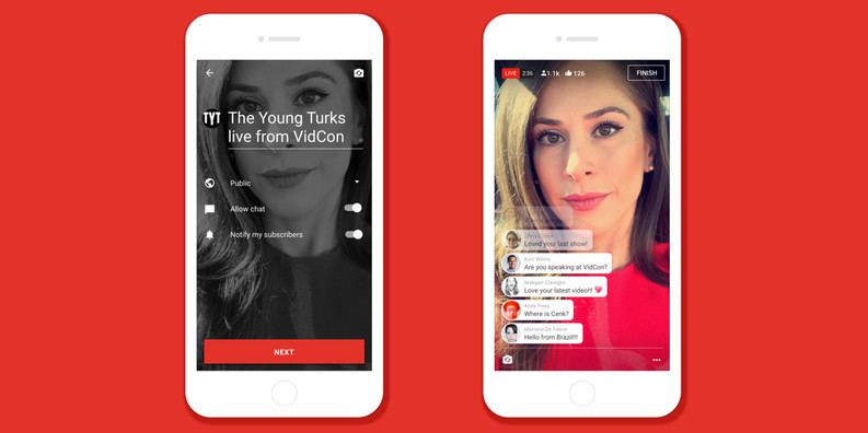 Transmisiunile video live pe YouTube pot fi realizate acum cu telefonul mobil