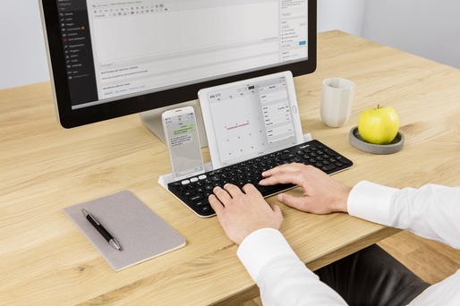 Logitech lansează o tastatură de birou care poate fi folosită atât la PC, cât și la dispozitivele mobile