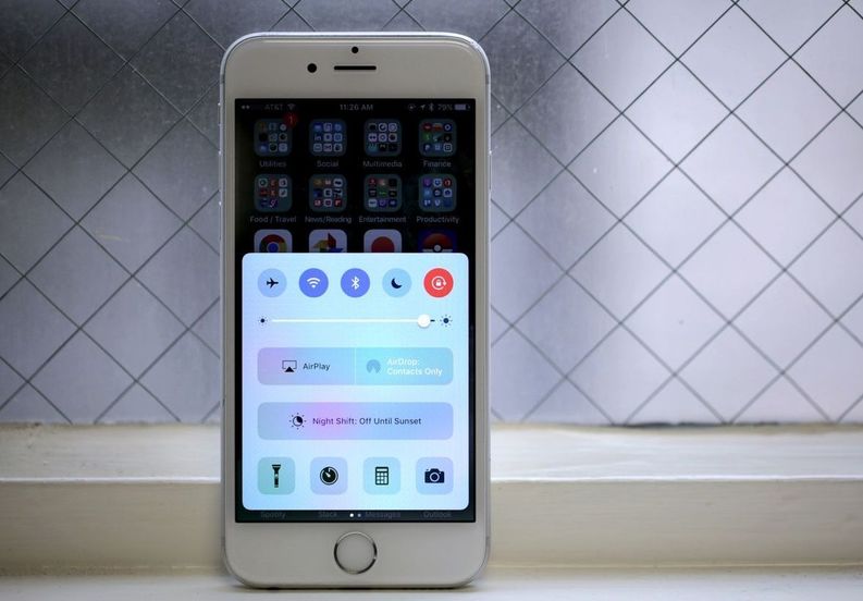 Apple reface designul meniului Control Center în iOS 10