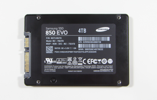 Noul SSD 850 EVO de la Samsung oferă 4 TB pentru 1.500 de dolari