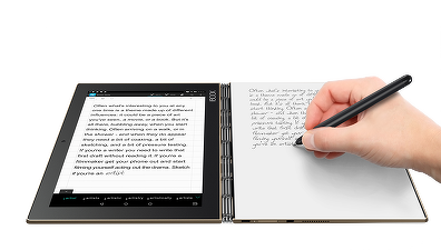 Lenovo surprinde cu o tabletă cel puțin atipică, Yoga Book