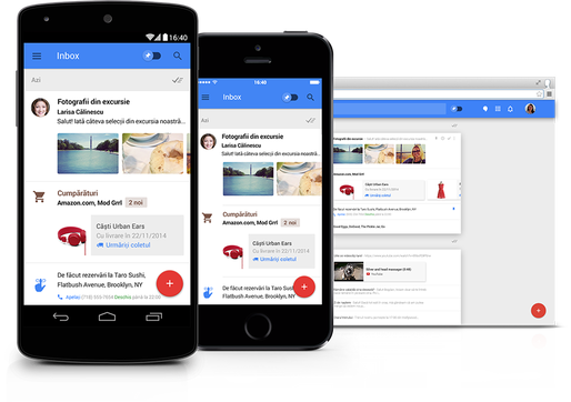 Inbox by Gmail este un excelent client de mail pentru smartphone
