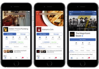 Noi idei lansate de Facebook: Butoane pentru a comanda mâncare și bilete la evenimente