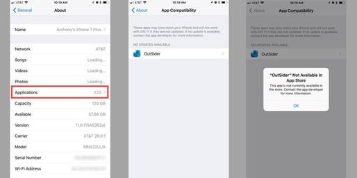 Cum se poate verifica ce aplicații nu funcționează pe iOS 11 înainte de a face update