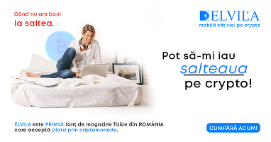 Elvila, primul retailer mare care acceptă plata în criptomonede