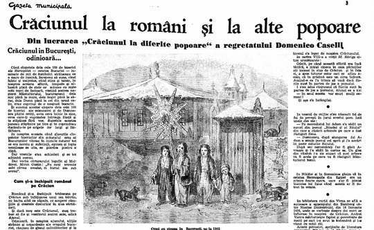 FOTO Crăciunul ilustrat și comentat în presa românească a anilor '30-'40. De la desene de Victor Ion Popa, la întâmplările de tinerețe ale lui Constantin Bacalbașa și reclame vechi