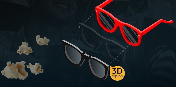 FOTO Lanțul de multiplex-uri Cine Globe introduce în cele două cinematografe din România lentile clip-on 3D, pentru spectatori cu ochelari de vedere