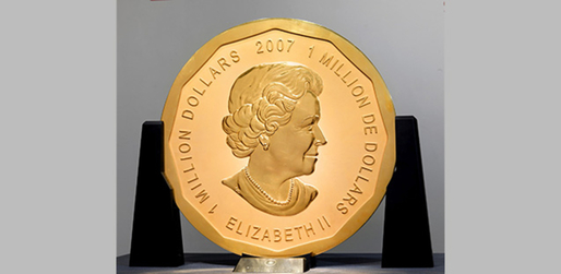 O monedă din aur, evaluată la 4 milioane de dolari, a fost furată dintr-un muzeu din Berlin