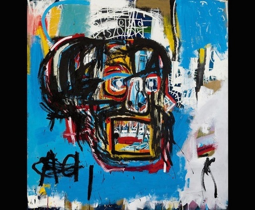 Un tablou de Jean-Michel Basquiat, vândut cu prețul record de 110,5 milioane de dolari