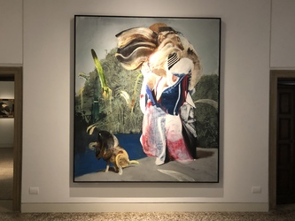 FOTO Adrian Ghenie - un nou tablou pe care s-au bătut colecționarii la Londra. ”Autoportret în 1945”, vândut  cu aproape 1,5 milioane de lire sterline