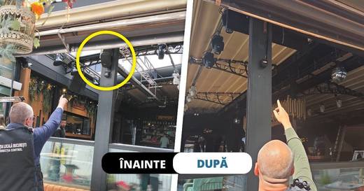 FOTO Ciucu dă jos boxele teraselor și restaurantelor din Centrul Vechi