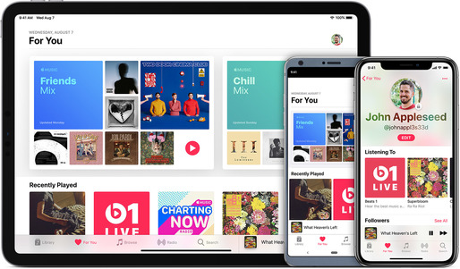 Apple Music a început să ofere muzică la o calitate superioară a sunetului