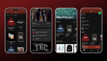 Spotify lansează un magazin de obiecte promoționale