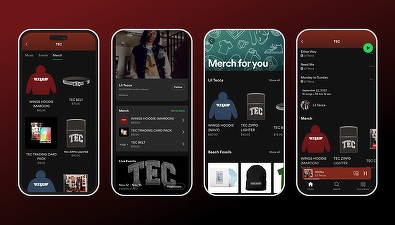 Spotify lansează un magazin de obiecte promoționale