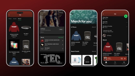 Spotify lansează un magazin de obiecte promoționale