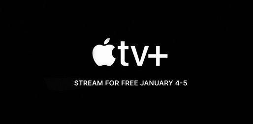 Apple TV+ va fi gratuit în primul week-end din 2025