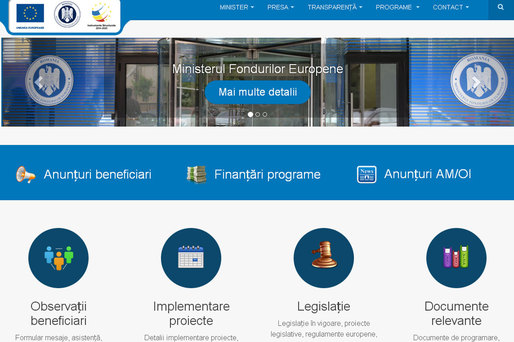 Ministerul Fondurilor Europene lansează site-ul www.fonduri-ue.ro